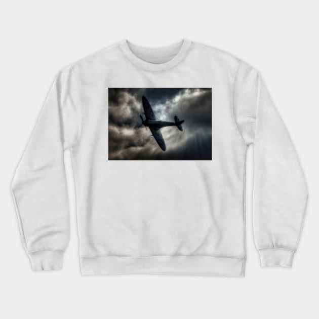 Supermarine Spitfire RR232 HF Mk IXc Crewneck Sweatshirt by Nigdaw